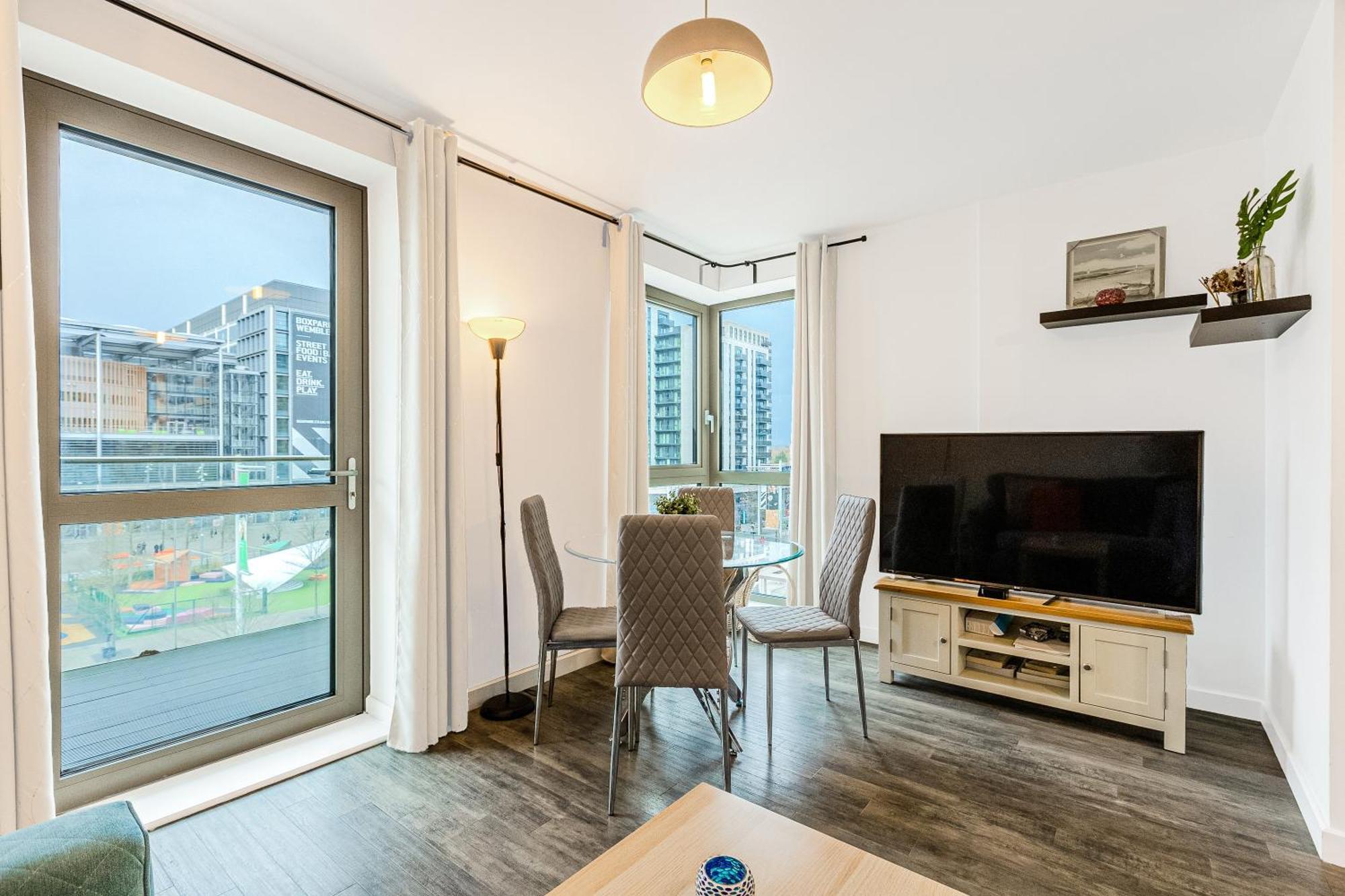 Apartament Bright New Flat Overlooking The Wembley Stadium